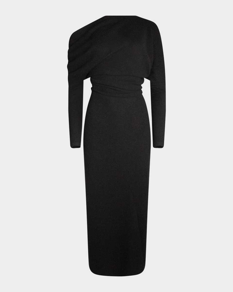 Kasos Off-The-Shoulder Cashmere Maxi Dress